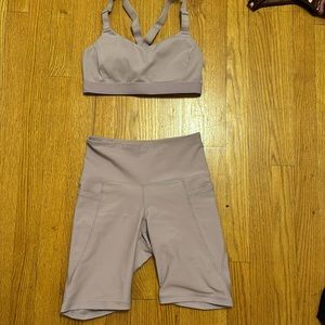 Old Navy Biker Shorts and Sports Bra set